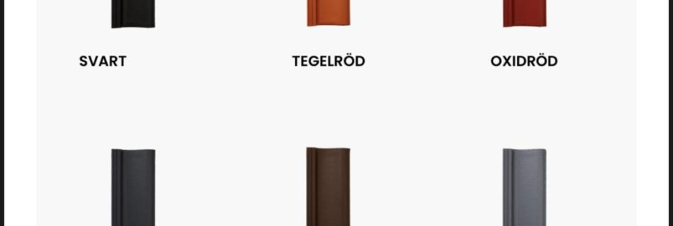 Trendiga takfärger